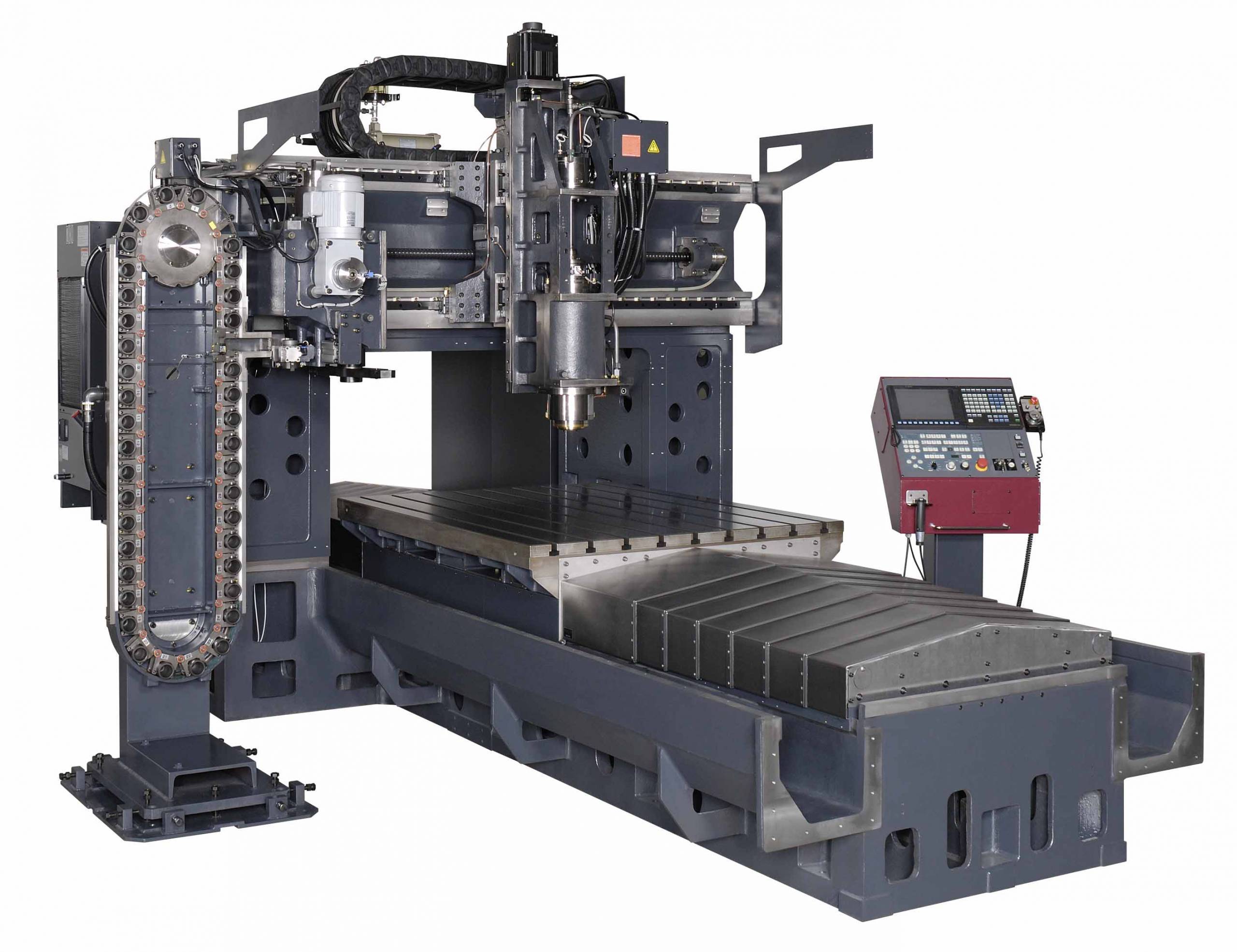 OKK VP1200 vertical CNC machining center internal machine configuration