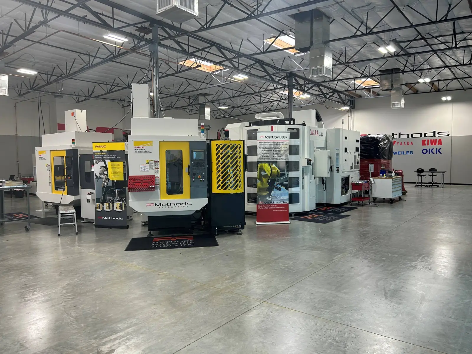 Industrial machinery in a workshop