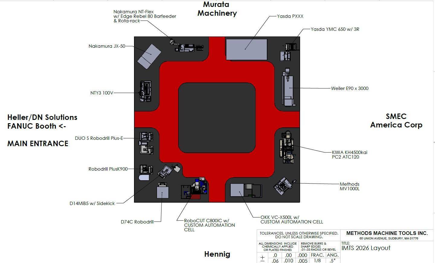 Floorplan at IMTS 2026