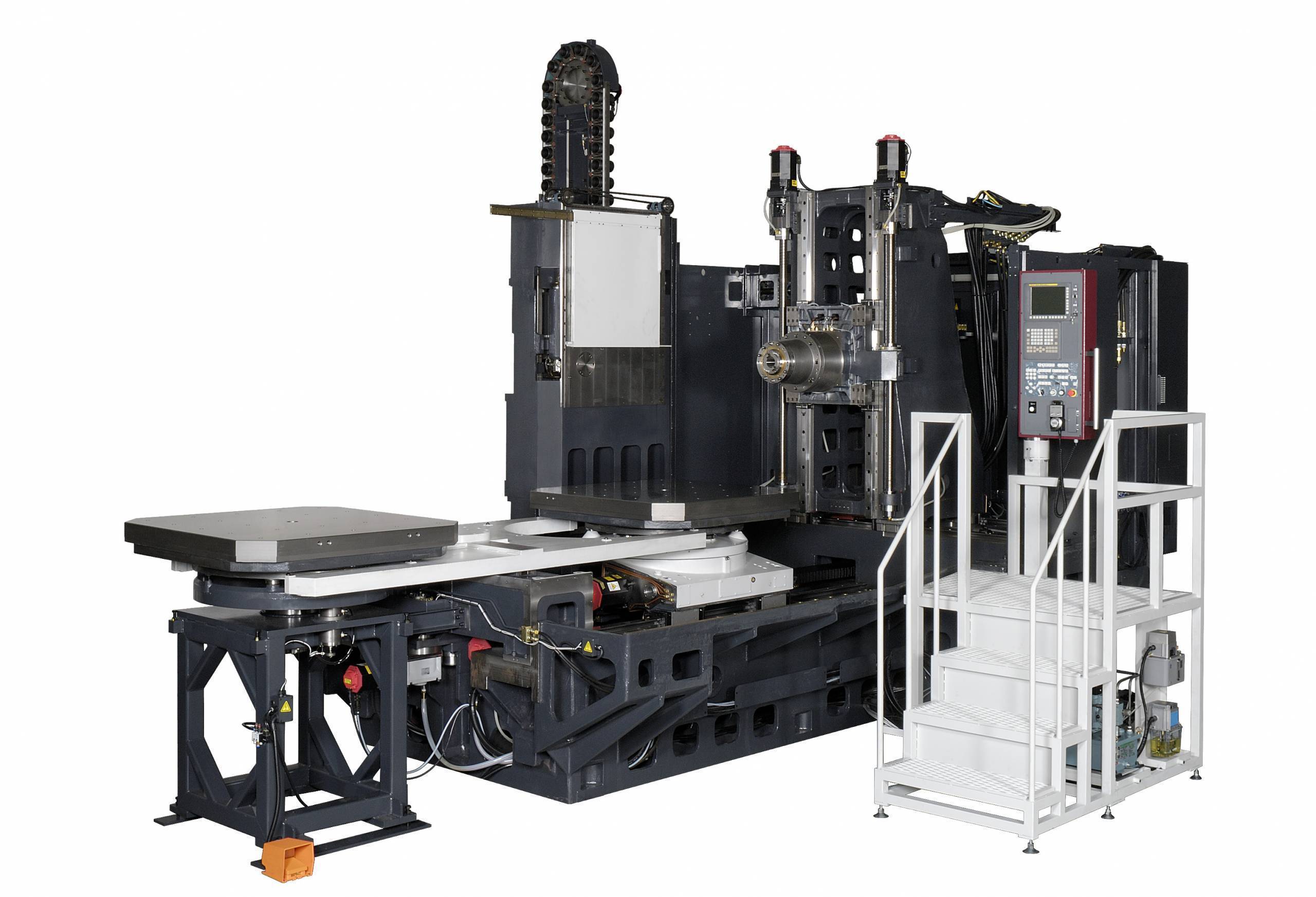 OKK HM1250S horizontal CNC machining center internal machine structure