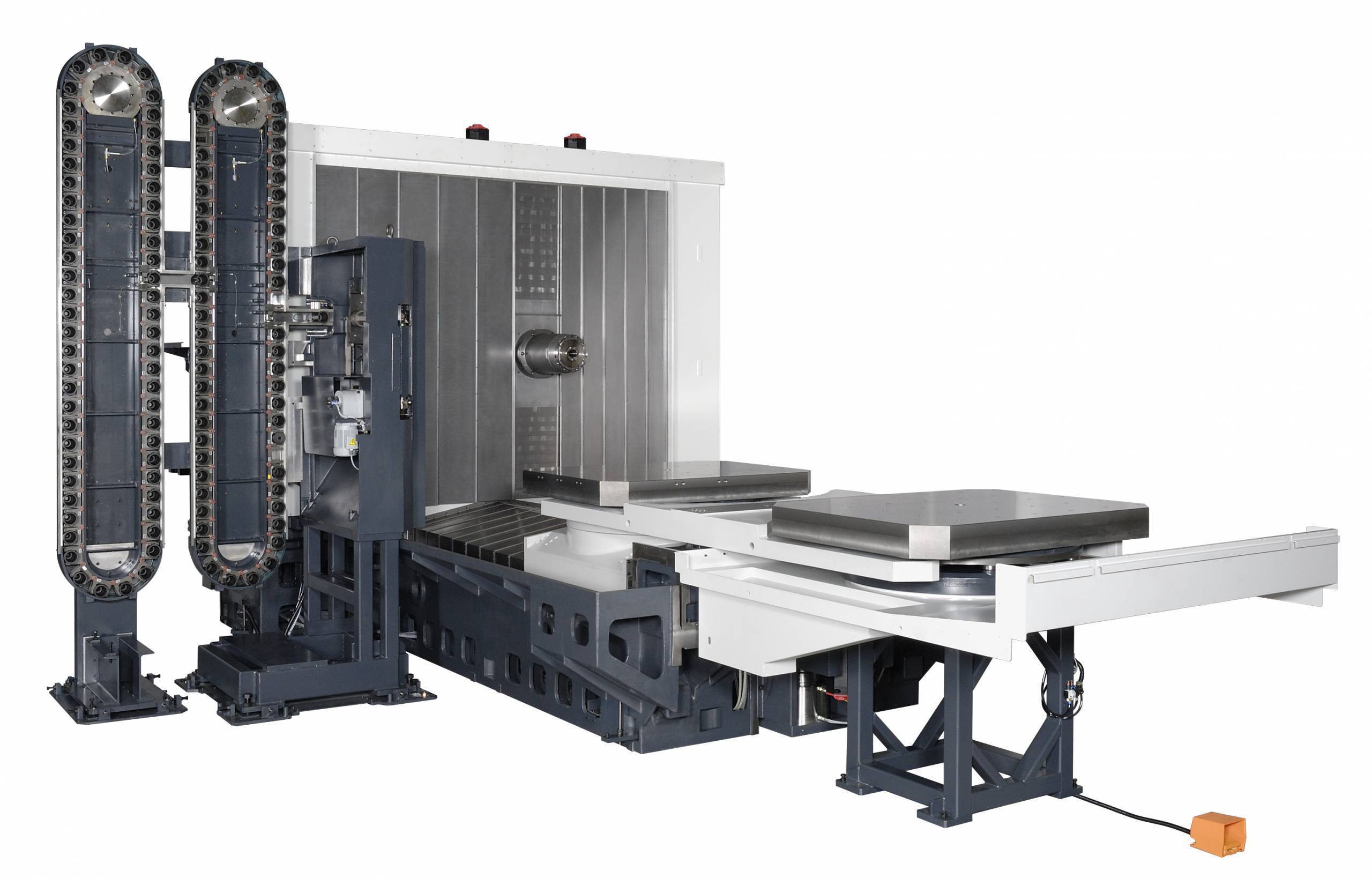 OKK HM1600 horizontal CNC machining center internal machine structure