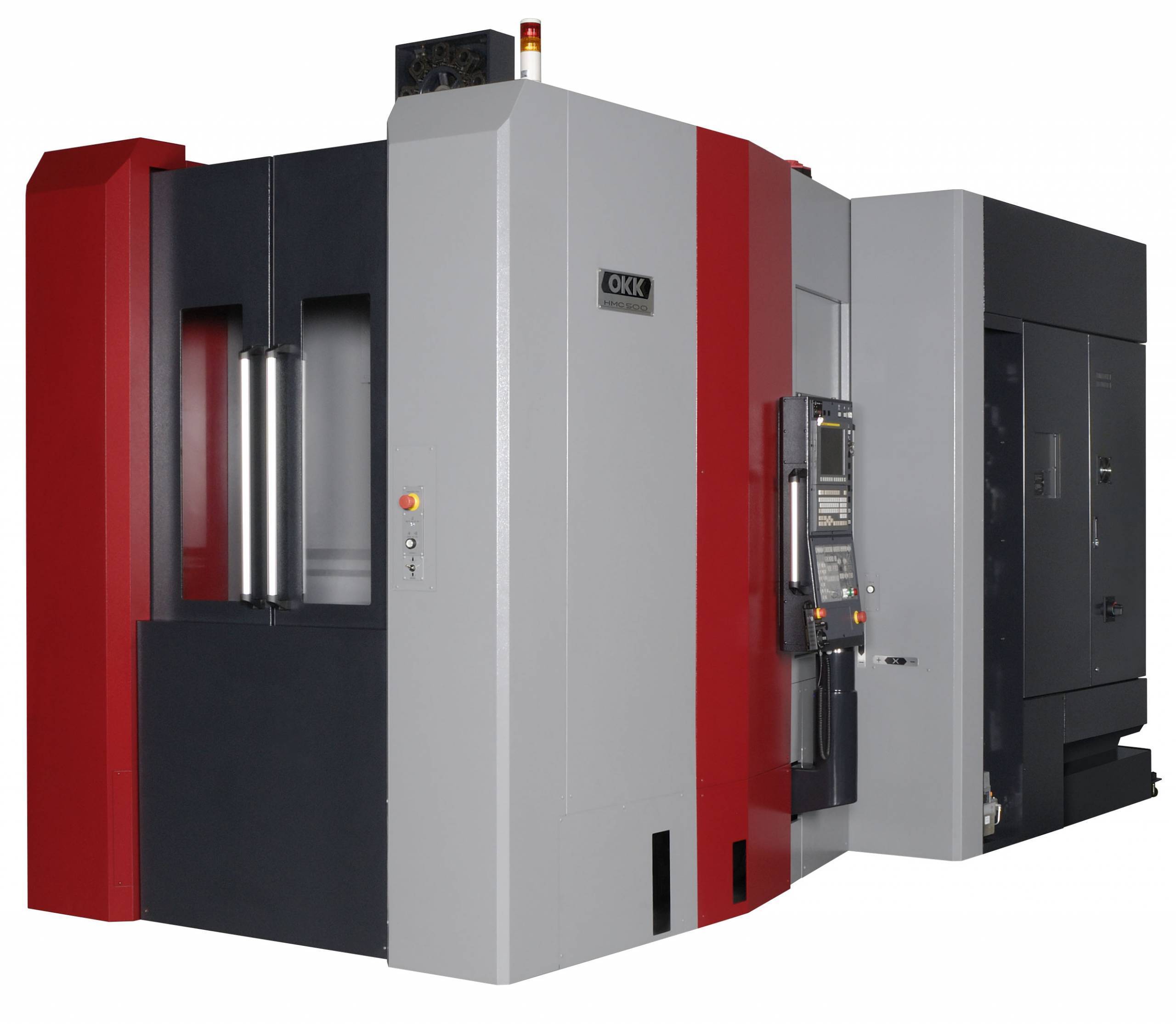 OKK HMC500 horizontal CNC machining center exterior from Methods Machine Tools