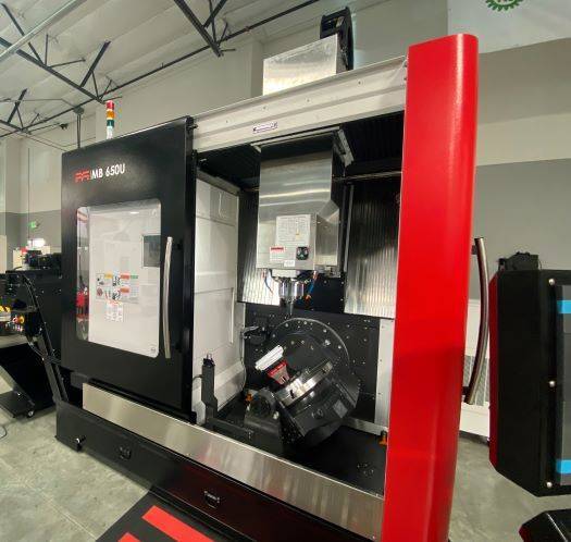 the Methods MB650U 5 axis machining center