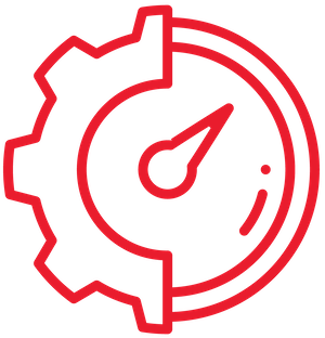 Illustration of a gauge within a gear