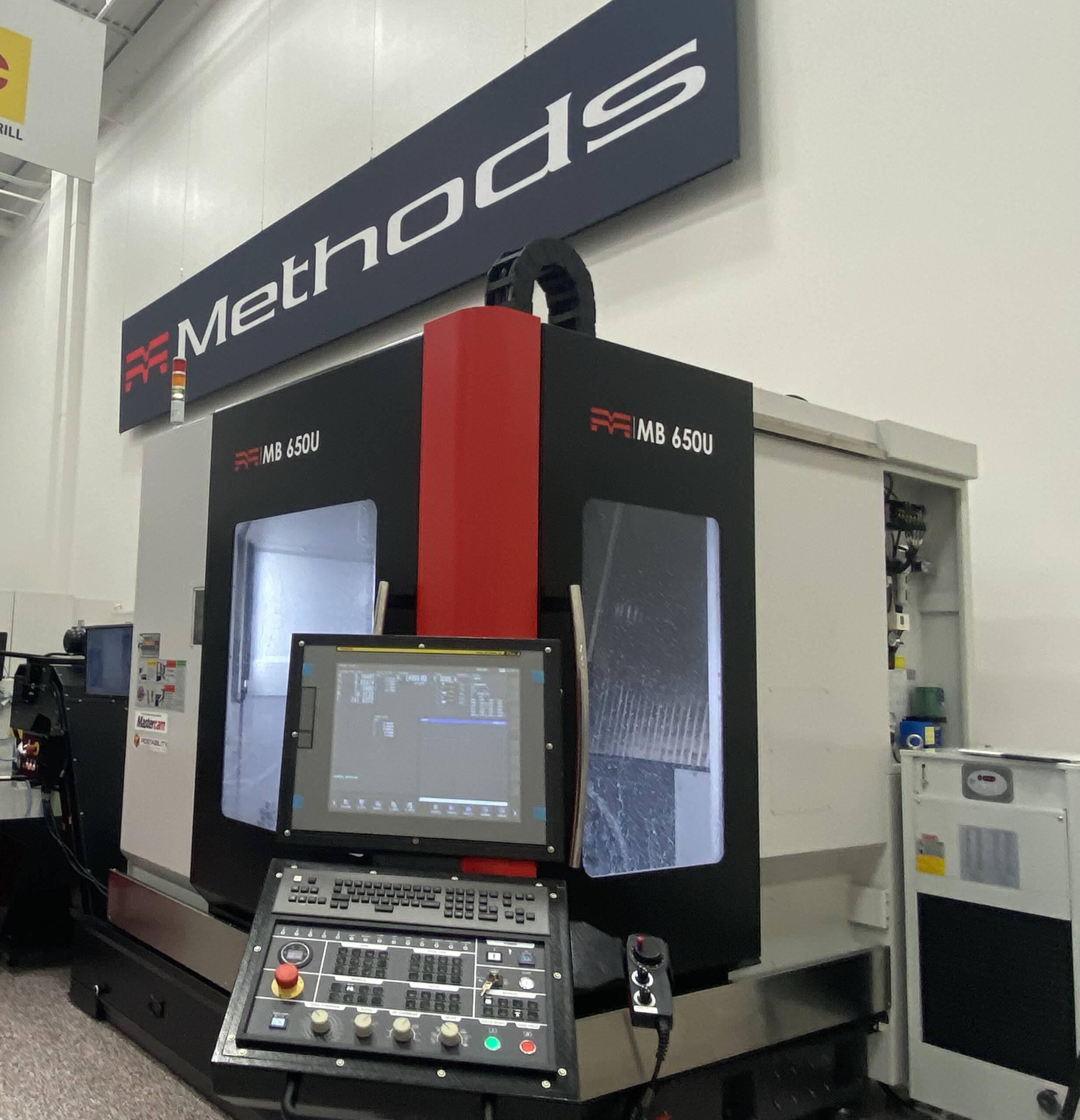 Methods MB650U 5-axis CNC machining center exterior view