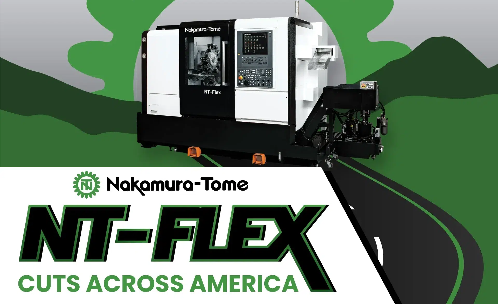 Nakamura-Tome NT-FLEX machine advertisement