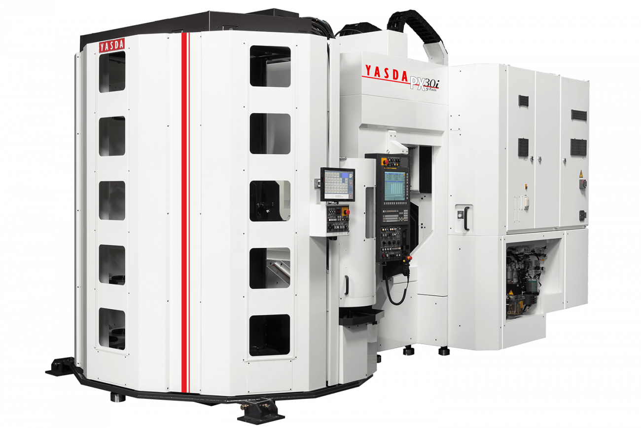 the Yasda PX30i 5-axis CNC vertical machining center sold by Methods Machine Tools