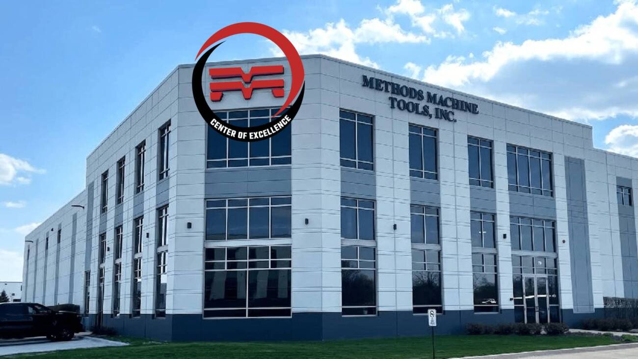 Exterior of the Methods Machine Tools, Inc. main building.