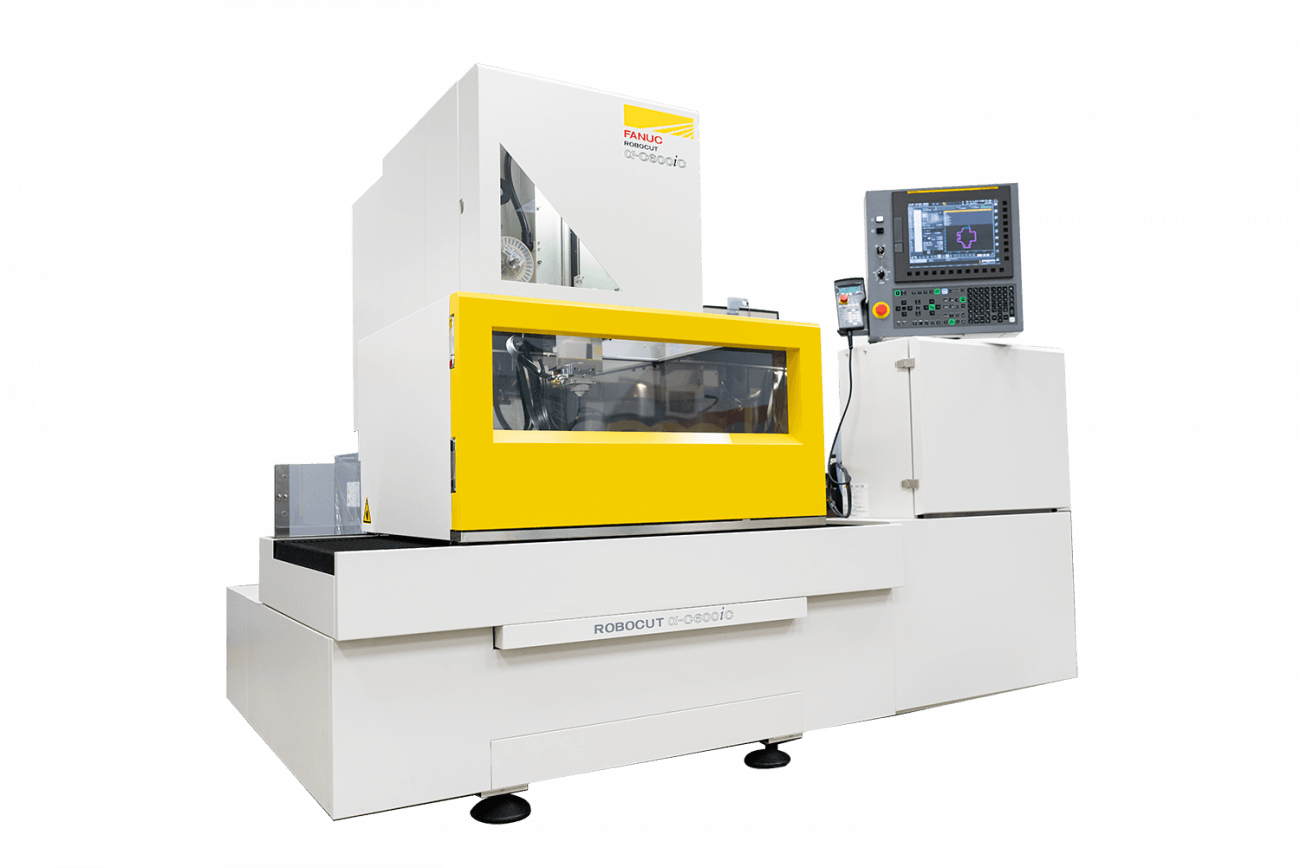 The Fanuc Robocut C600iC Wire EDM, a wire cutting CNC machining solution sold by Methods Machine Tools