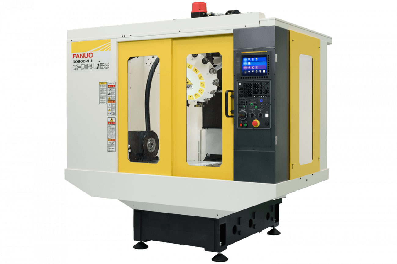 the FANUC RoboDrill D14 LiB5 machining center sold by Methods Machine Tools