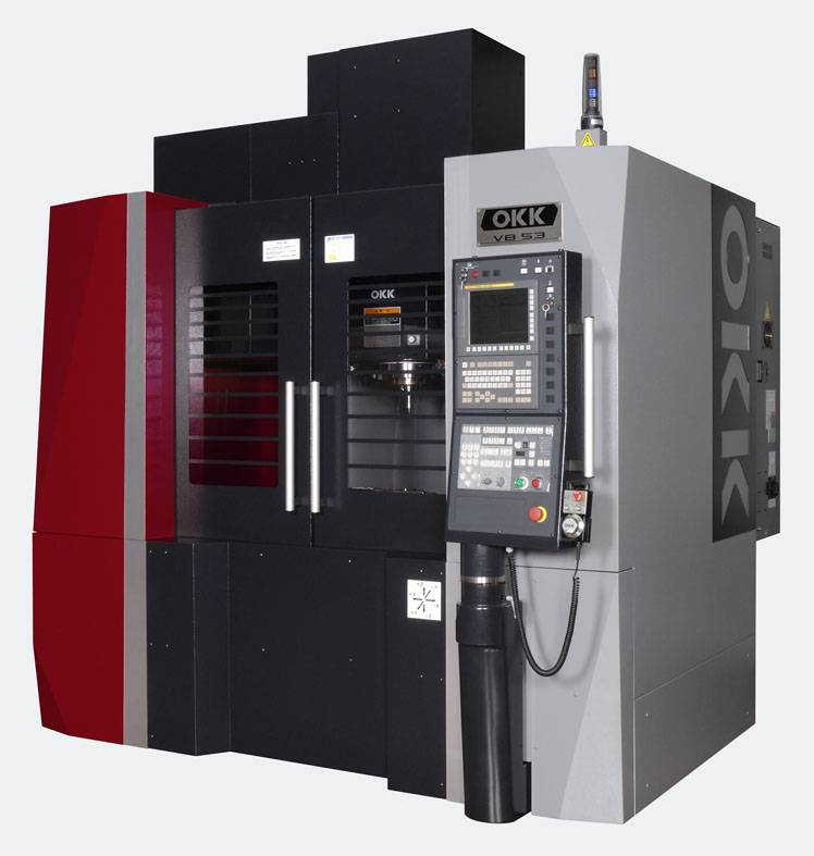 the OKK VB53a vertical machining center a CNC machine sold by Methods Machine Tools
