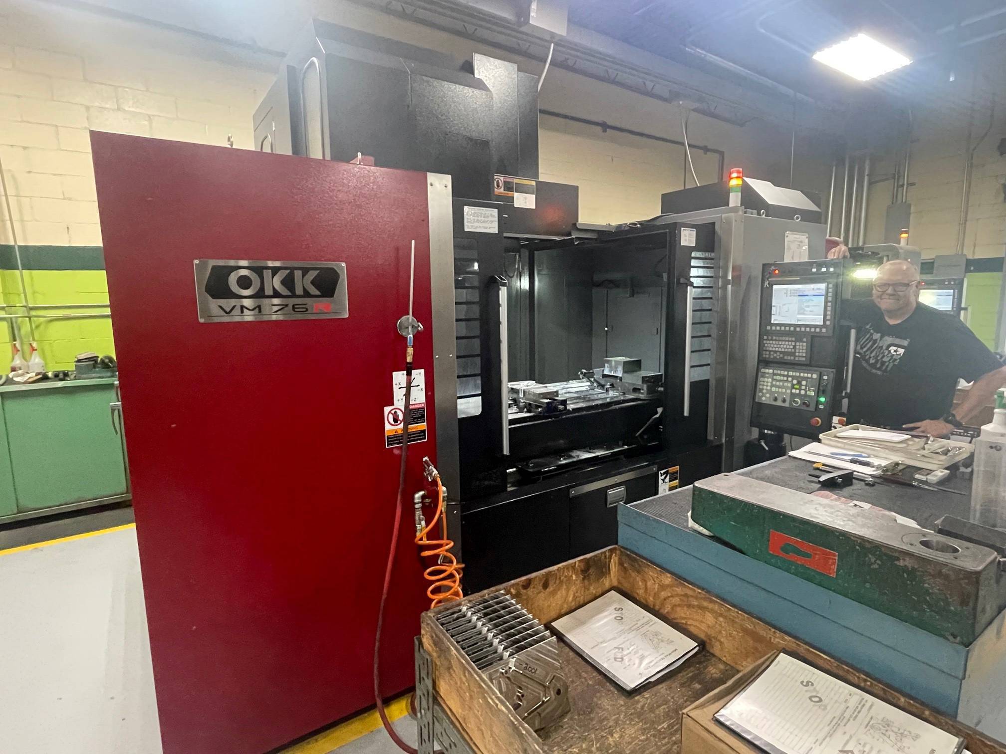 OKK VM76R vertical CNC machining center from Methods Machine Tools