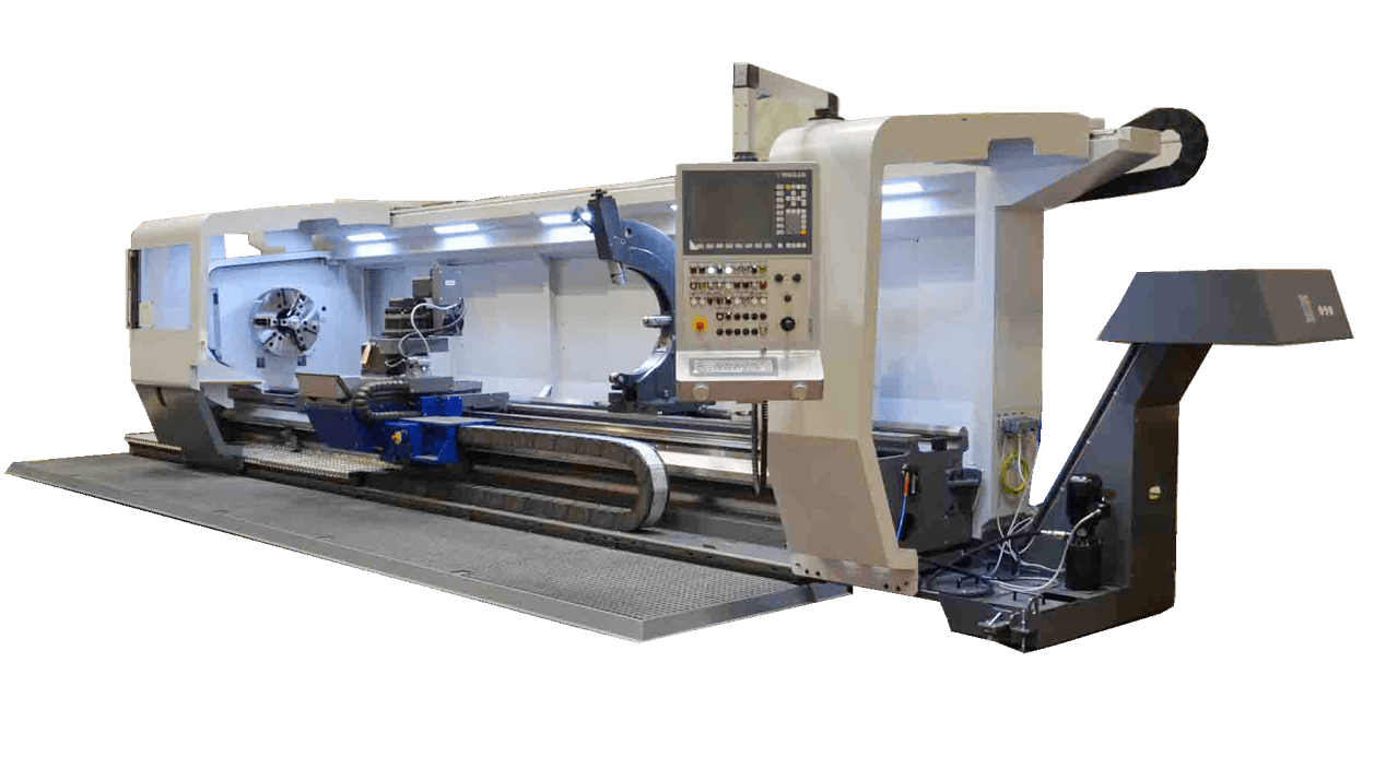 The WEILER V-110 Precision CNC Lathe offered by Methods Machine Tools