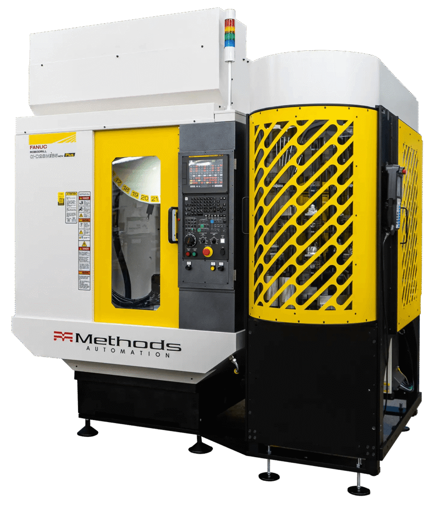 Industrial CNC machine with automation